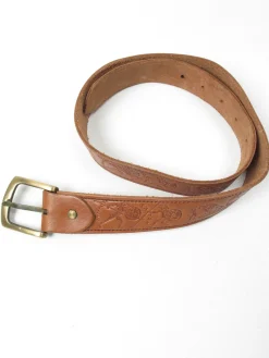 Tan Vintage Leather Belt S
