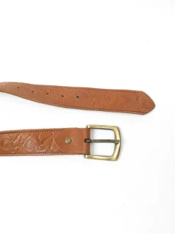 Tan Vintage Leather Belt S