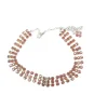 Vintage Amber/Brown Rhinestone Belt S/M