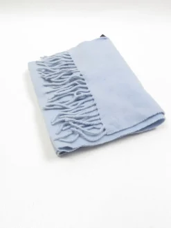 Vintage Baby Blue DKNY Wool Scarf