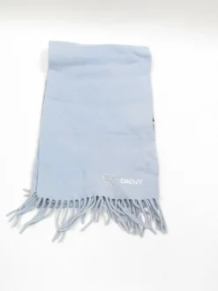 Vintage Baby Blue DKNY Wool Scarf