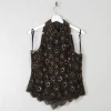 Vintage Beaded Halter Neck Top 14