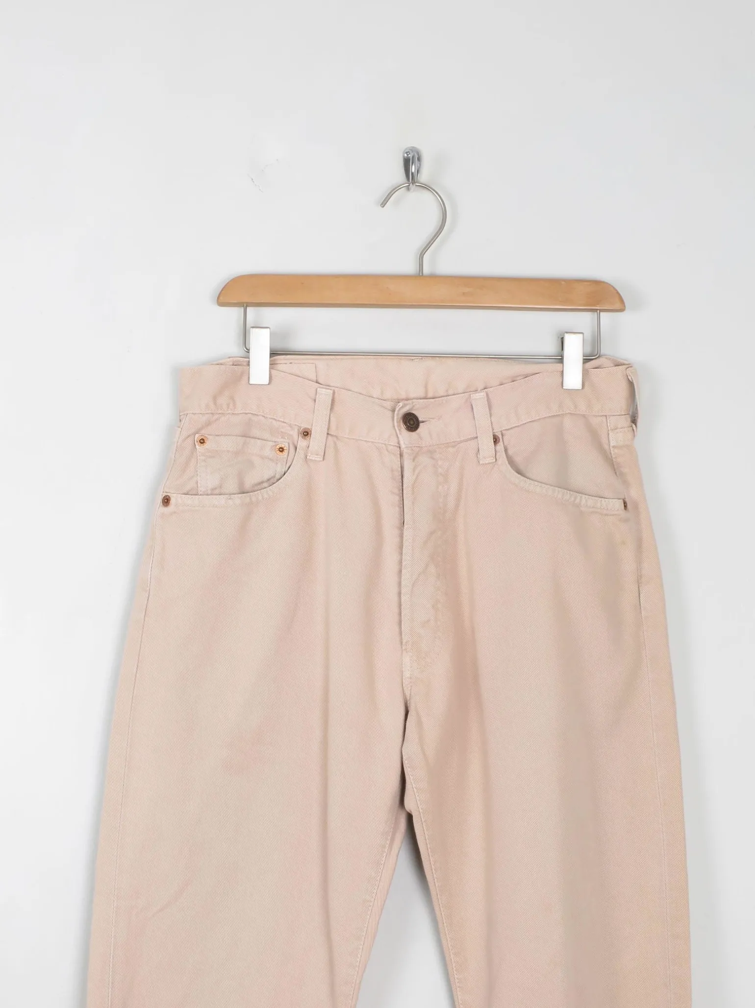 Vintage Beige Levis 551s 31”W 32”L
