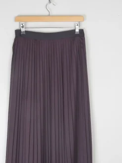 Vintage Black Armani Exchange Pleated Maxi Skirt S