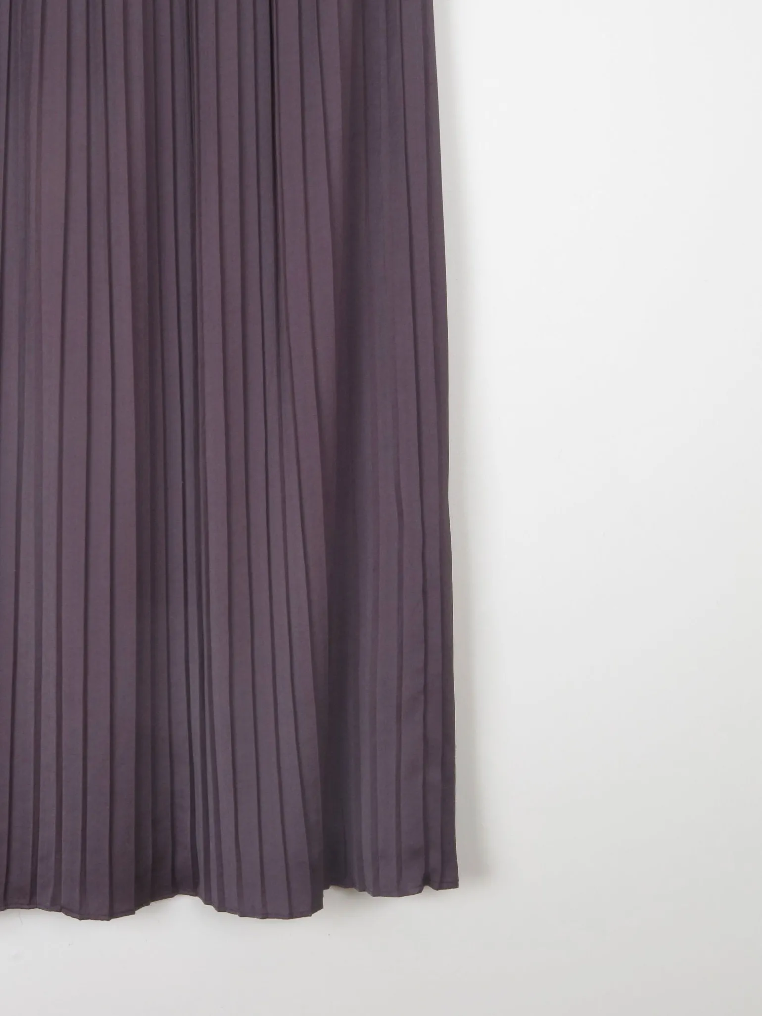 Vintage Black Armani Exchange Pleated Maxi Skirt S