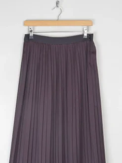 Vintage Black Armani Exchange Pleated Maxi Skirt S