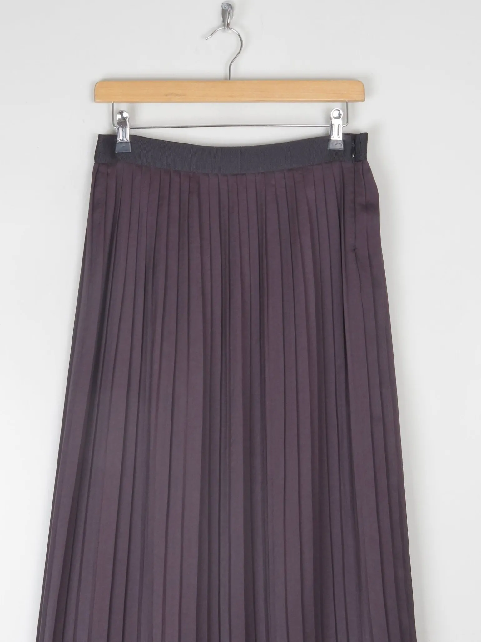Vintage Black Armani Exchange Pleated Maxi Skirt S