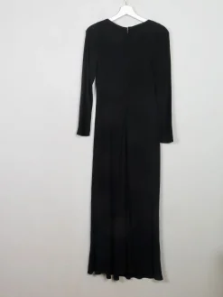 Vintage Black Crepe Richard Lewis Dress S/M