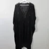 Vintage Black Ethic Kaftan Dress One Size