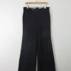 Vintage Black Flared Trousers 31"W 31L
