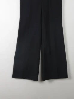 Vintage Black Flared Trousers 31