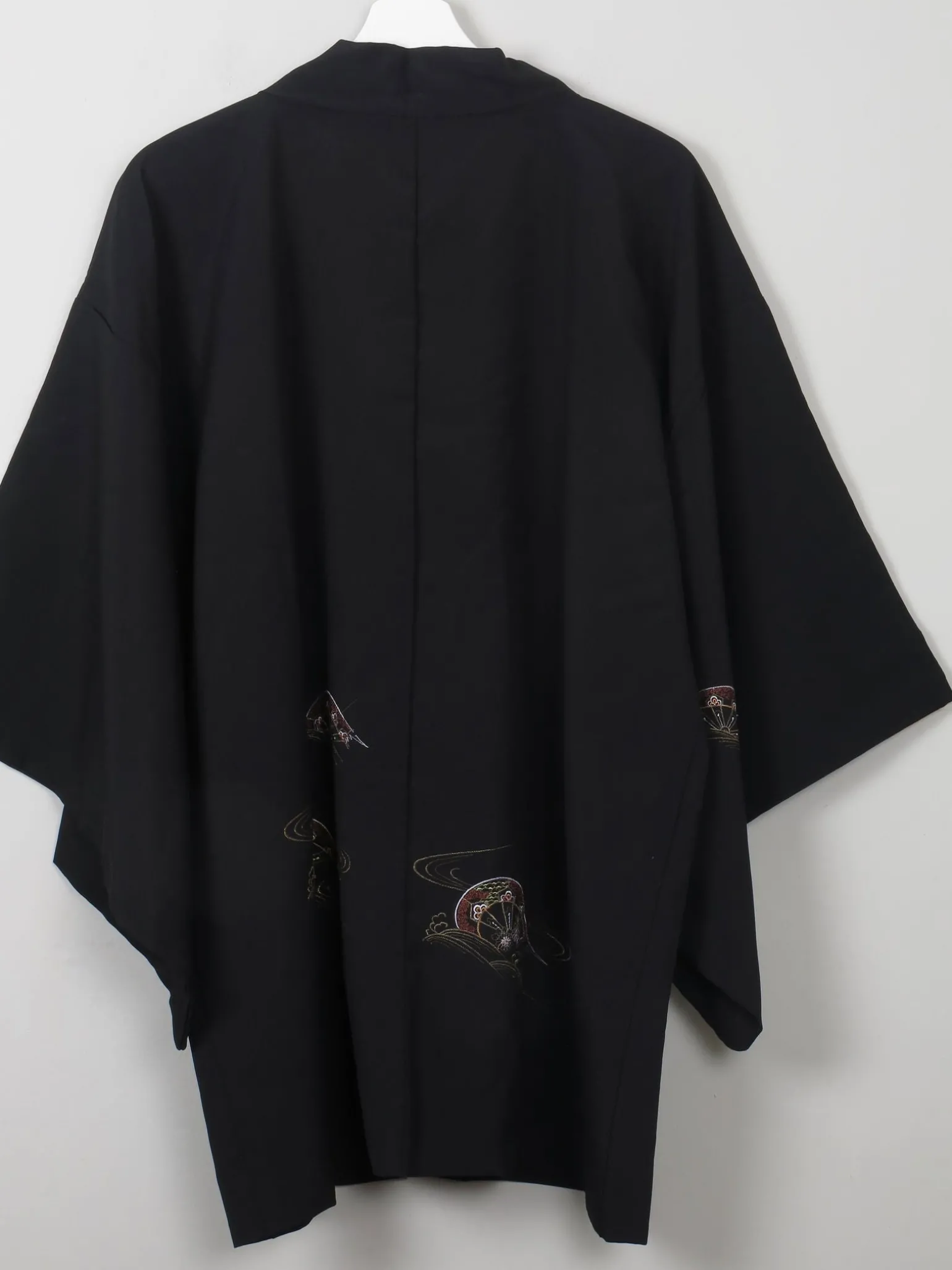 Vintage Black Kimono M
