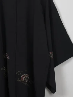 Vintage Black Kimono M