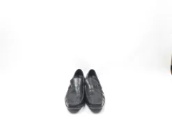 Vintage Black Leather Prada Loafers Shoes 9/43