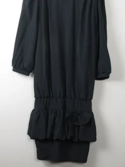 Vintage Black 1980s Dress 10