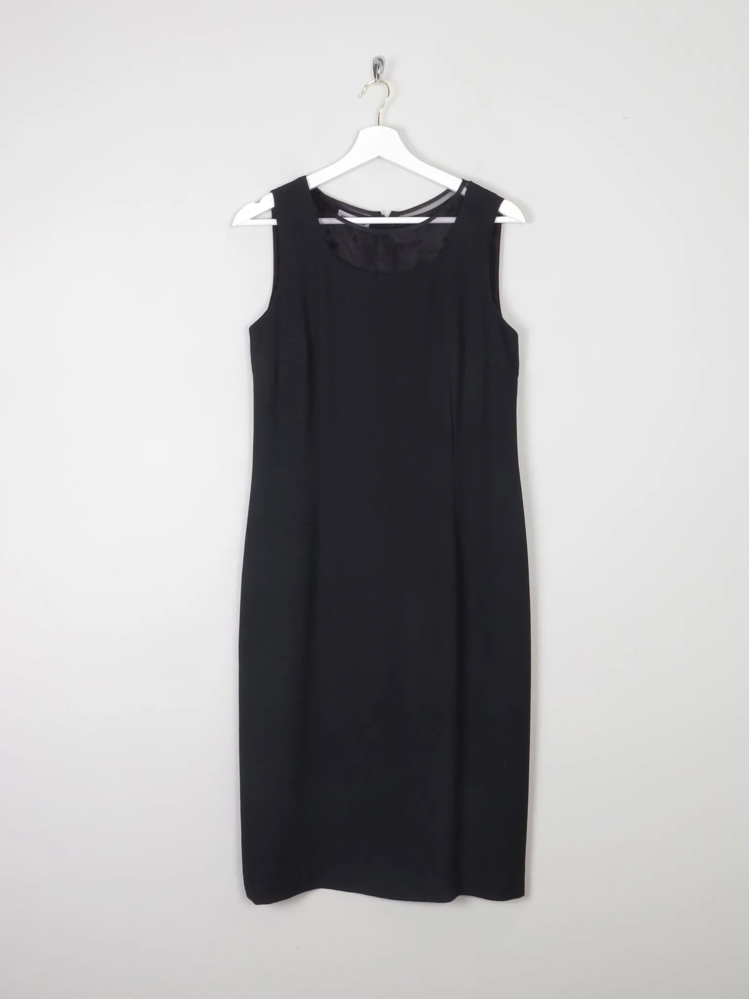 Vintage Black 90s Fitted Gerry Weber Dress S