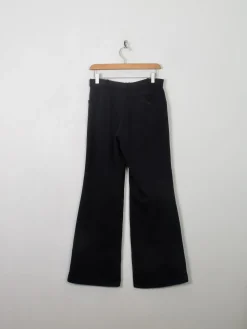 Vintage Black 1970s Flared Trousers 27