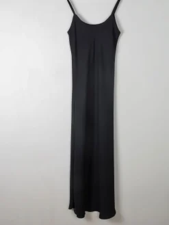 Vintage Black Slip Dress S