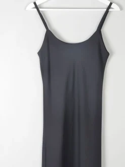 Vintage Black Slip Dress S