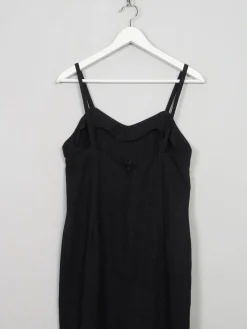 Vintage Black Sparkly Fitted Dress    10