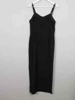 Vintage Black Sparkly Fitted Dress    10