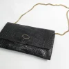 Vintage Black Textured Bag