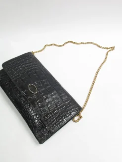 Vintage Black Textured Bag