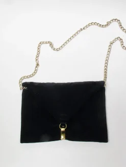 Vintage Black Velvet Evening Bag