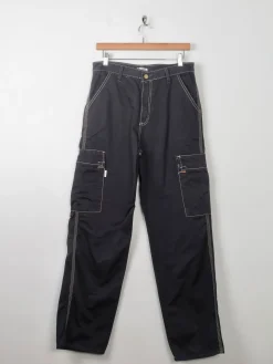 Vintage Black Work/ Combat Style Trousers 30" W 32"L