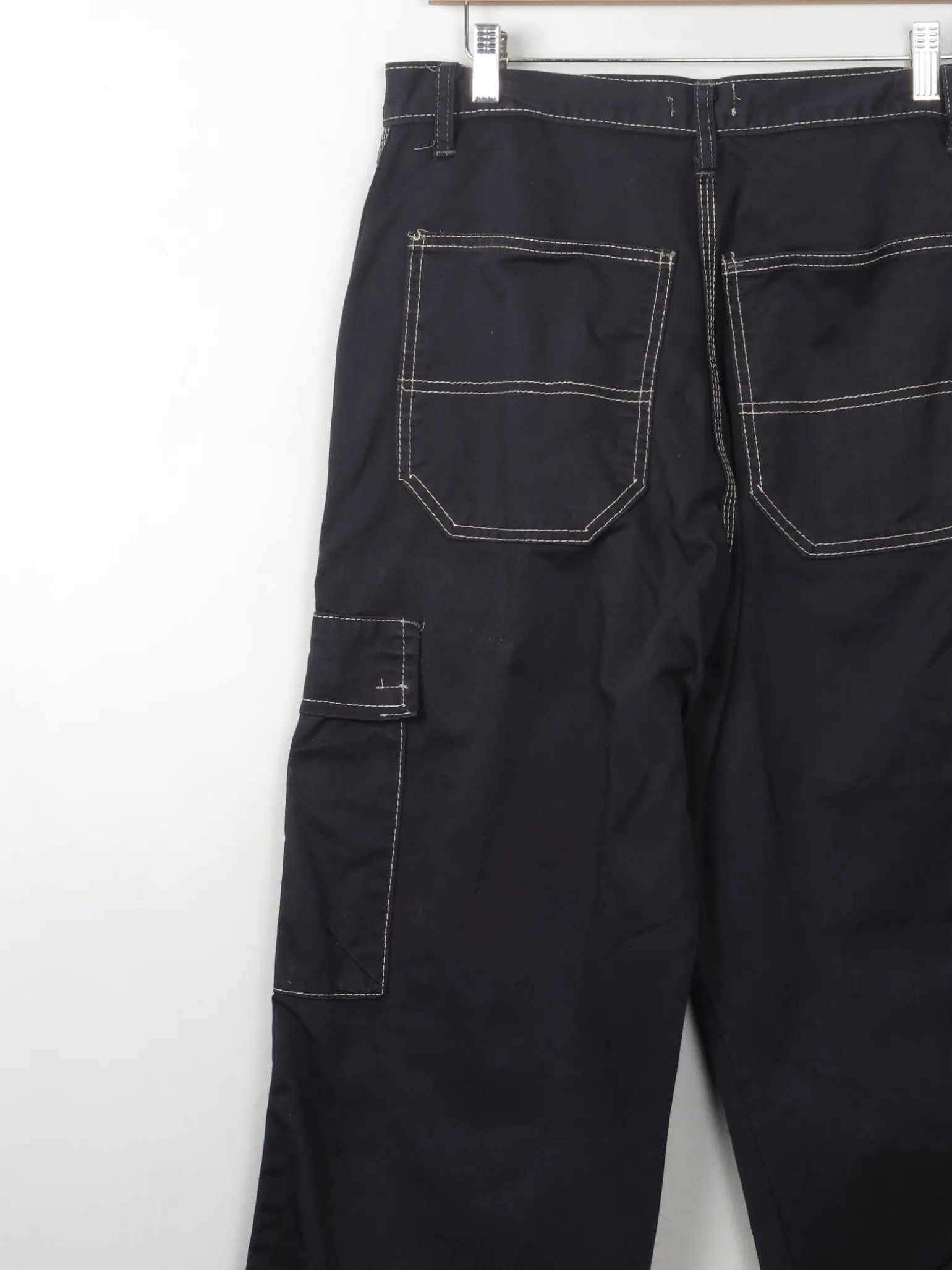 Vintage Black Work/ Combat Style Trousers 30" W 32"L