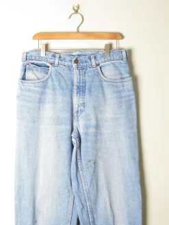 Vintage Blue Denim Orange Tab  Levi’s 32W 36L