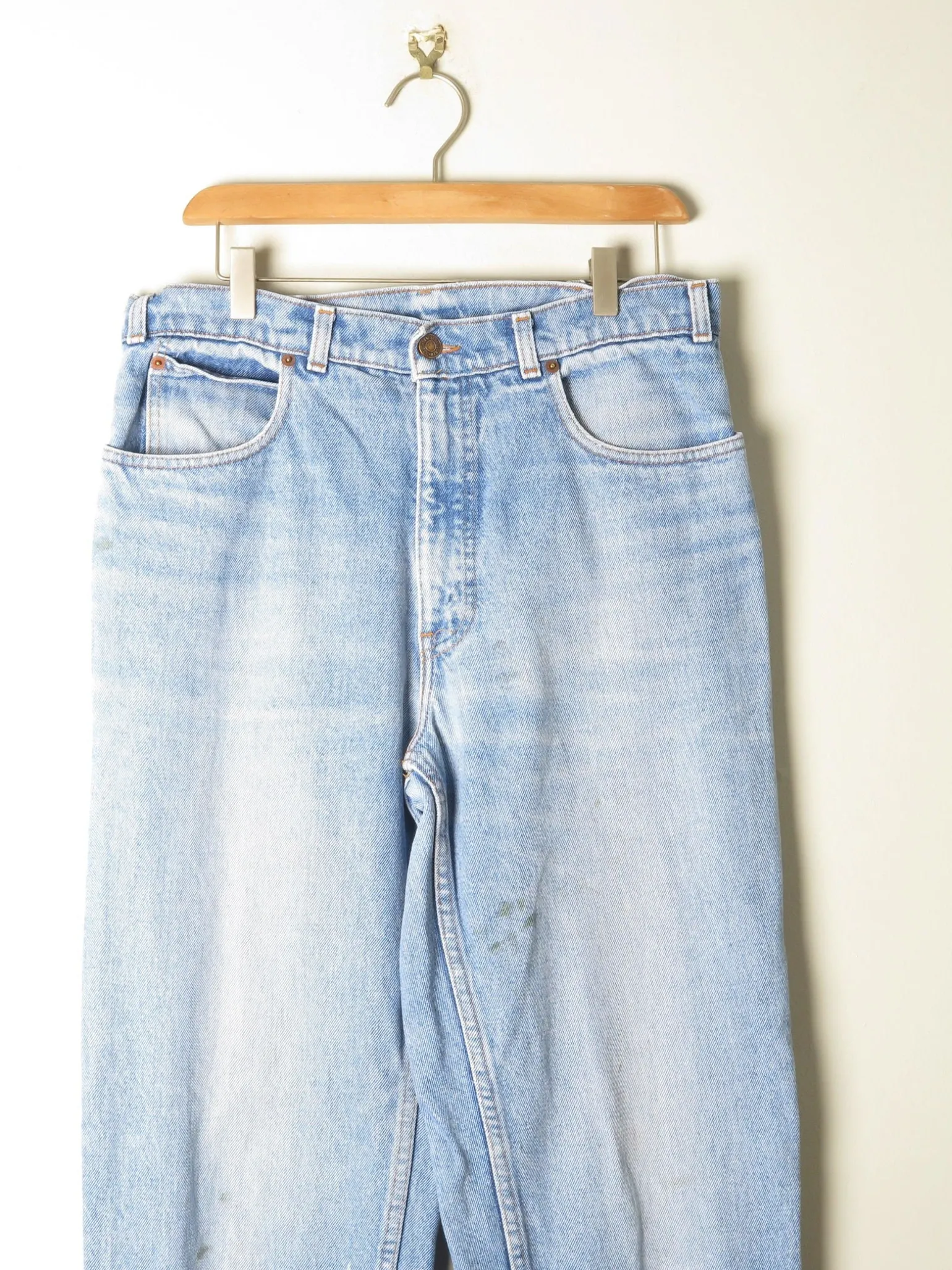 Vintage Blue Denim Orange Tab  Levi’s 32W 36L