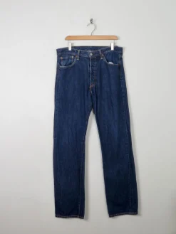Vintage Blue Levi's 501s Jeans 34/34