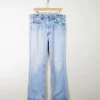 Vintage Blue Orange Tab Levis Jeans 36W 33L
