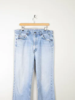 Vintage Blue Orange Tab Levis Jeans 36W 33L
