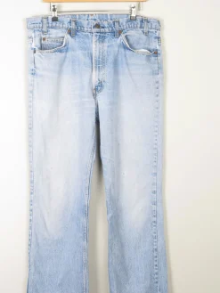 Vintage Blue Orange Tab Levis Jeans 36W 33L