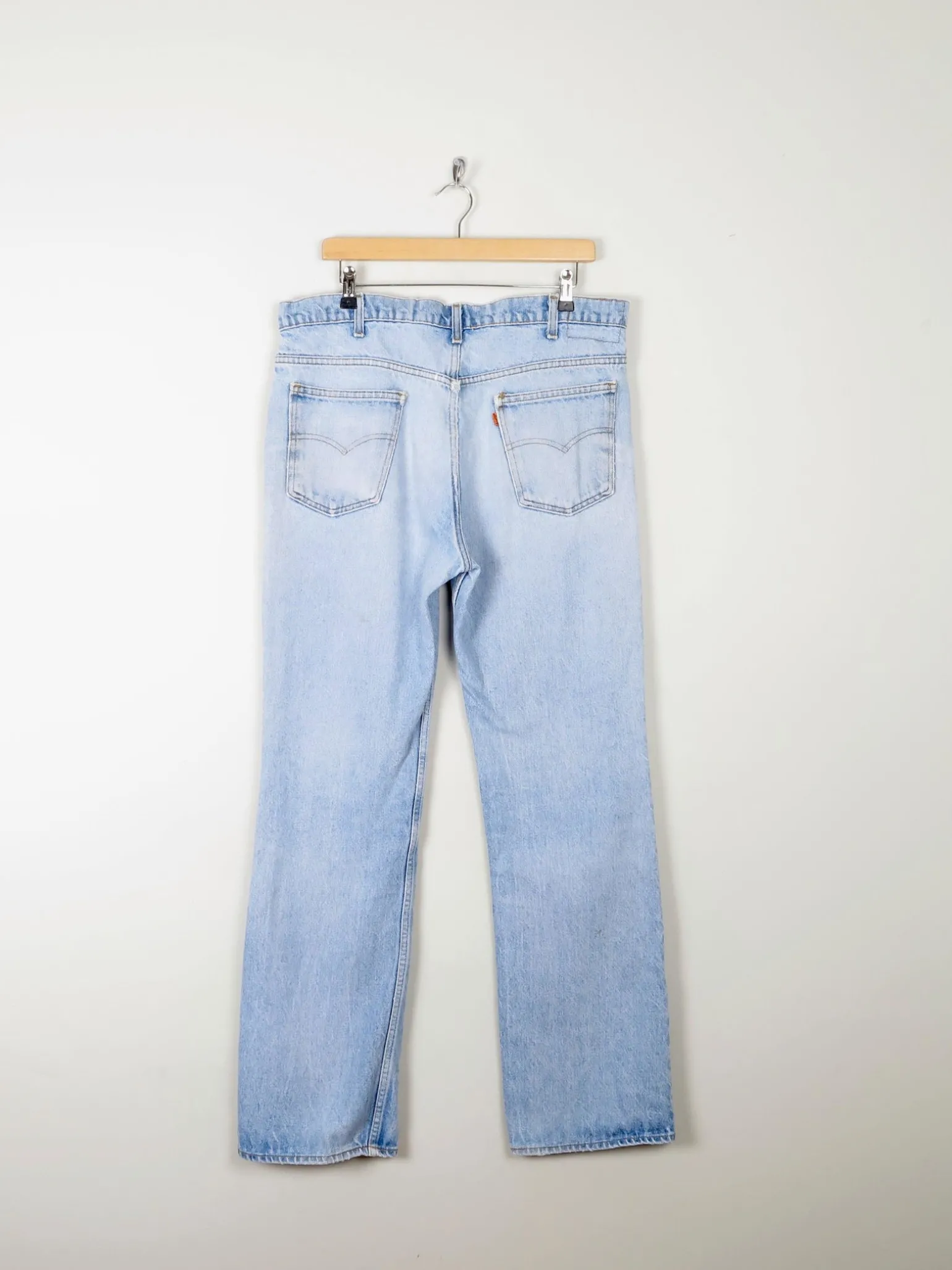 Vintage Blue Orange Tab Levis Jeans 36W 33L