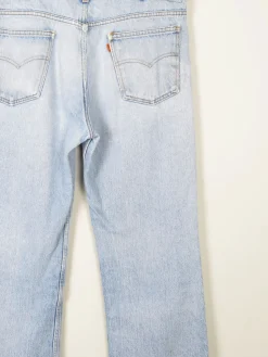 Vintage Blue Orange Tab Levis Jeans 36W 33L