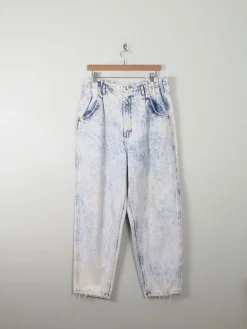 Vintage Blue Stone Wash Jeans By Lee 33W 28"L