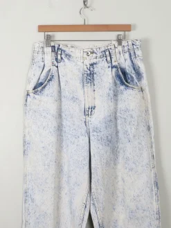 Vintage Blue Stone Wash Jeans By Lee 33W 28