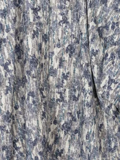 Vintage Blue/Green & Grey Printed Kimono S/M