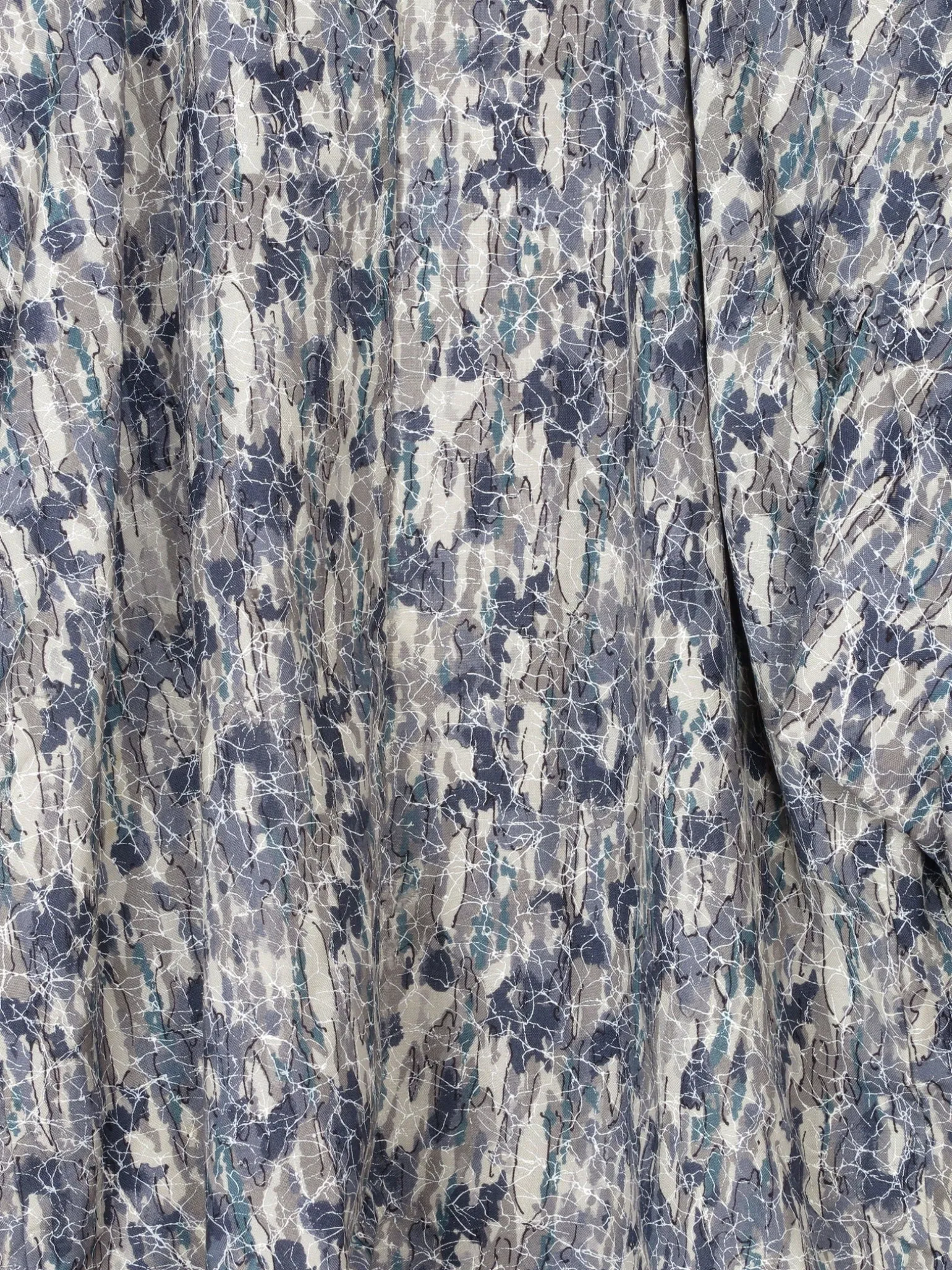 Vintage Blue/Green & Grey Printed Kimono S/M