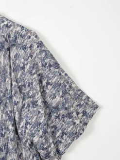 Vintage Blue/Green & Grey Printed Kimono S/M