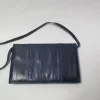 Vintage Blue/Navy Snakeskin Bag