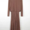 Vintage Brown Designer Dress Nieman Marcus S