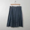 Vintage Charcoal Black Skirt L/XL