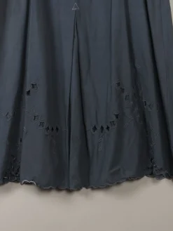 Vintage Charcoal Black Skirt L/XL