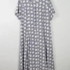 Vintage Check & Floral Button Down Dress XL/XXL