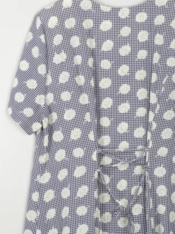 Vintage Check & Floral Button Down Dress XL/XXL