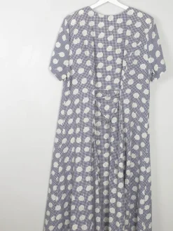 Vintage Check & Floral Button Down Dress XL/XXL